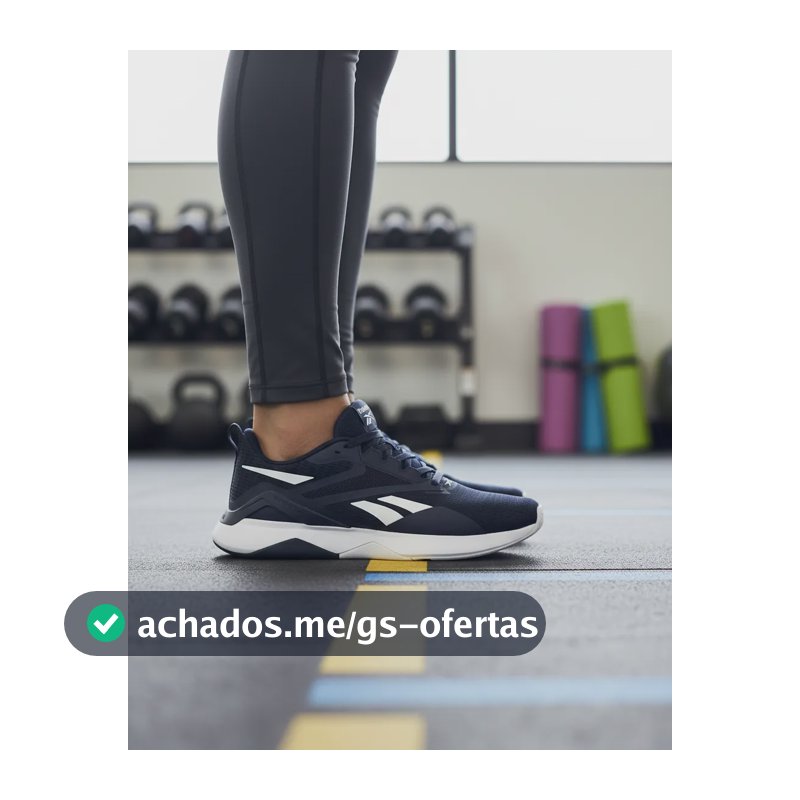 Tênis Reebok Nanoflex Tr2 Masculino Azul Liso 44 Br