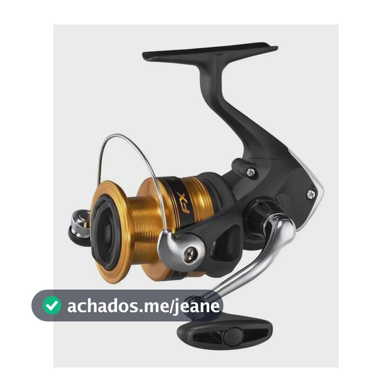 Molinete Shimano Fc Fx 4000 , Drag 8,5kg Recolhimento 5.2:1 Preto Direito/esquerdo