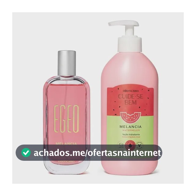 Combo Egeo Melancia: Colônia 90ml + Loção 400ml