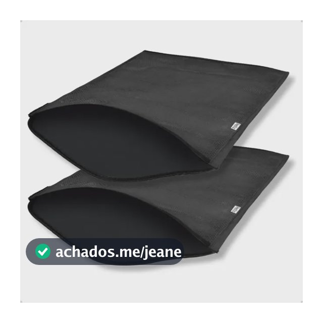 Kit 2 Tapete Coletor Sanitário Gatos Sujeira Areia 60x35 Preto