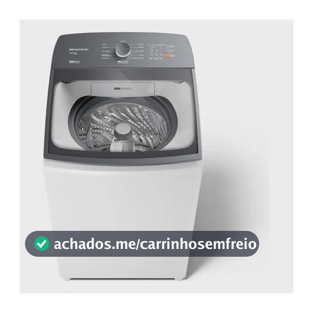 Máquina de Lavar Brastemp 14Kg Branca Smart Sensor- BWJ14AB
