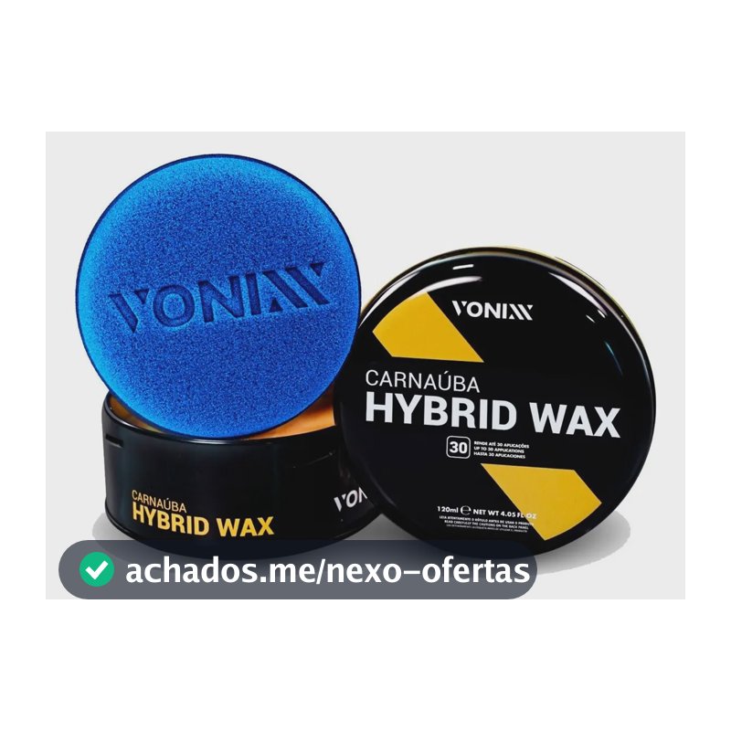 Vonixx Carnaúba Hybrid Wax 120ml Brilho e Proteção