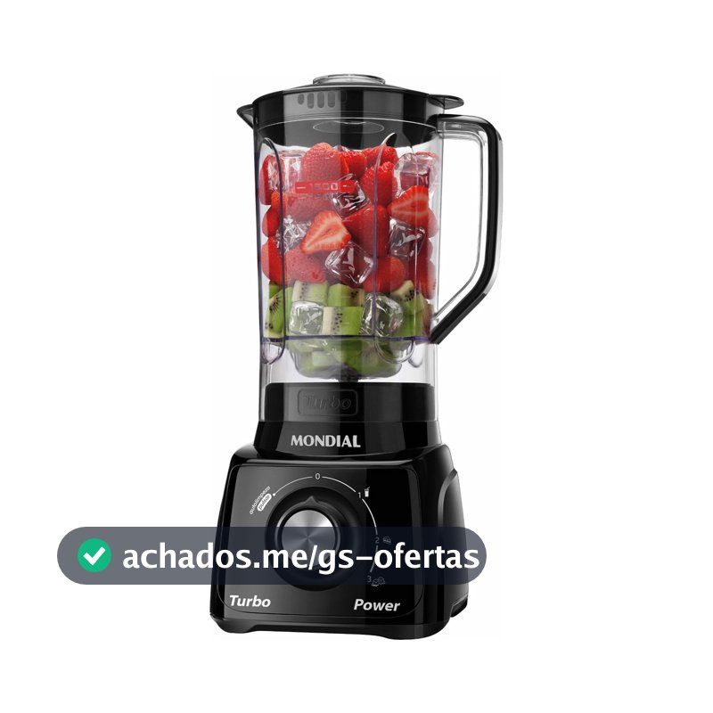 Liquidificador Turbo Power Mondial 550W - L-99 FB