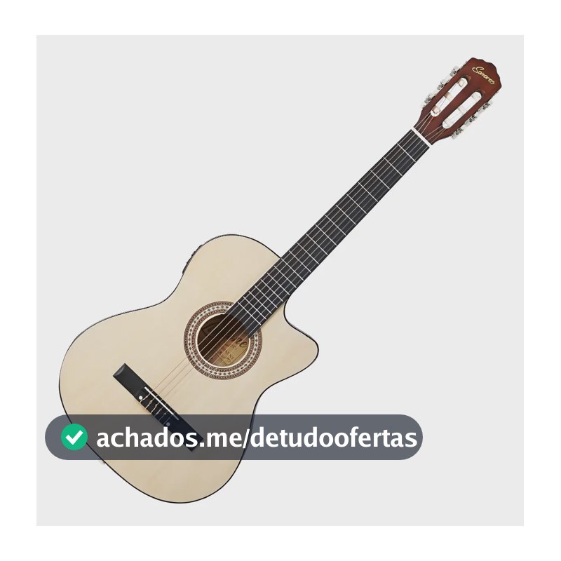 Violão Elétrico Sonoros LVT-320AE NT 6 Cordas Nylon Cutaway Natural