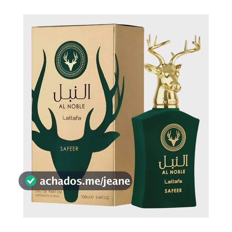 Perfume Árabe Al Noble Safeer Lattafa Eau De Parfum 100ml