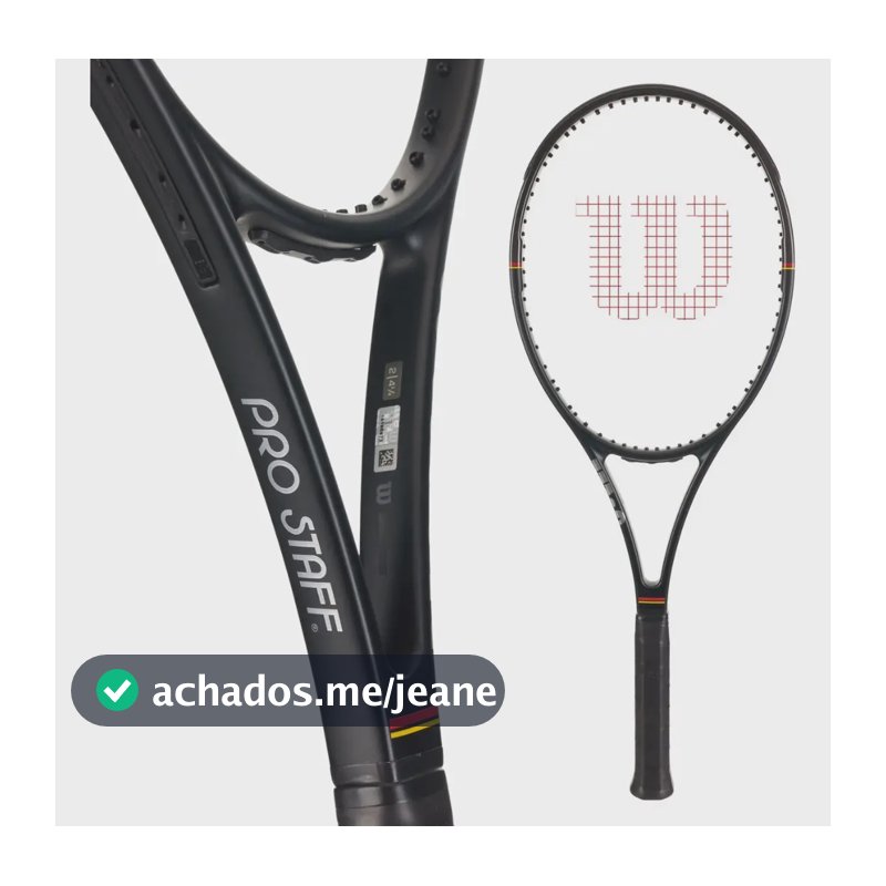 Raquete De Tênis Wilson Pro Staff Classic 97l 290g 2026 Preto L3