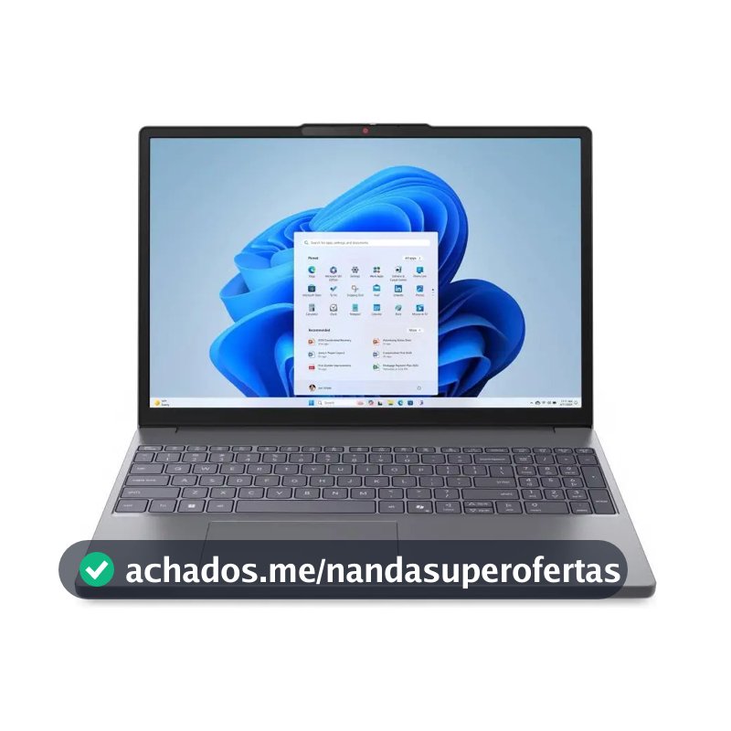 Notebook Lenovo Ideapad Slim 3 Intel Core 3 8gb 256gb W11 Luna Grey