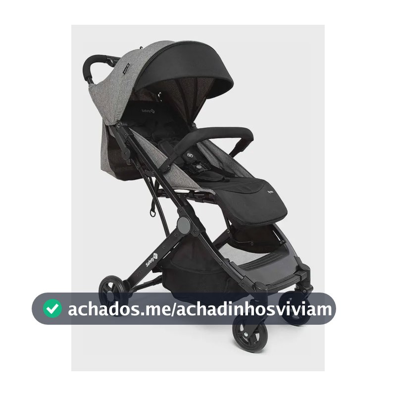 Carrinho de Bebê Safety 1st, Bytes, Grey Denin
