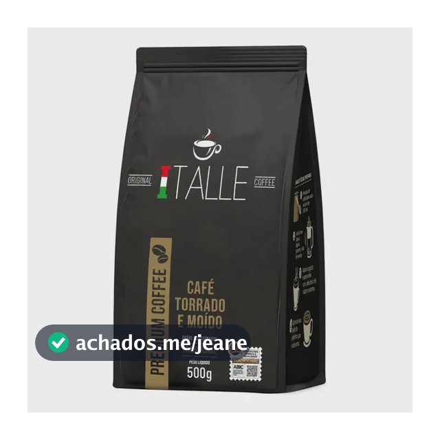 Cafe Tradicional Torrado E Moido Café Em Pó Cafe Italle 500g
