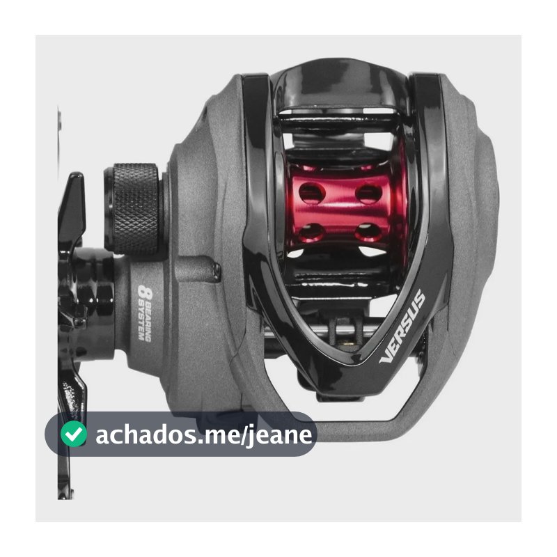 Carretilha Marine Sports Versus 8000 Gts 8.1:1 Cor Cinza-escuro Lado Da Manivela Direito