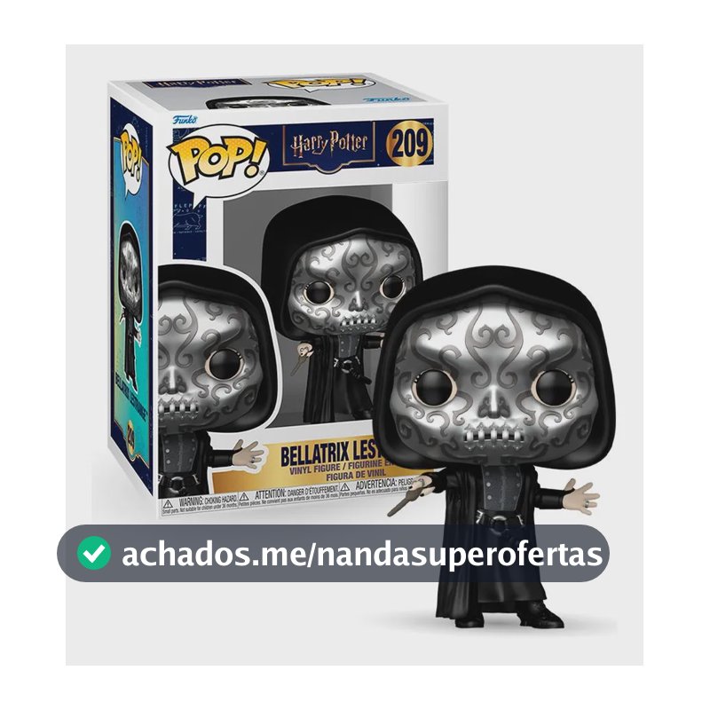 Boneco Funko Pop! Harry Potter Comensais Bellatrix Lestrange