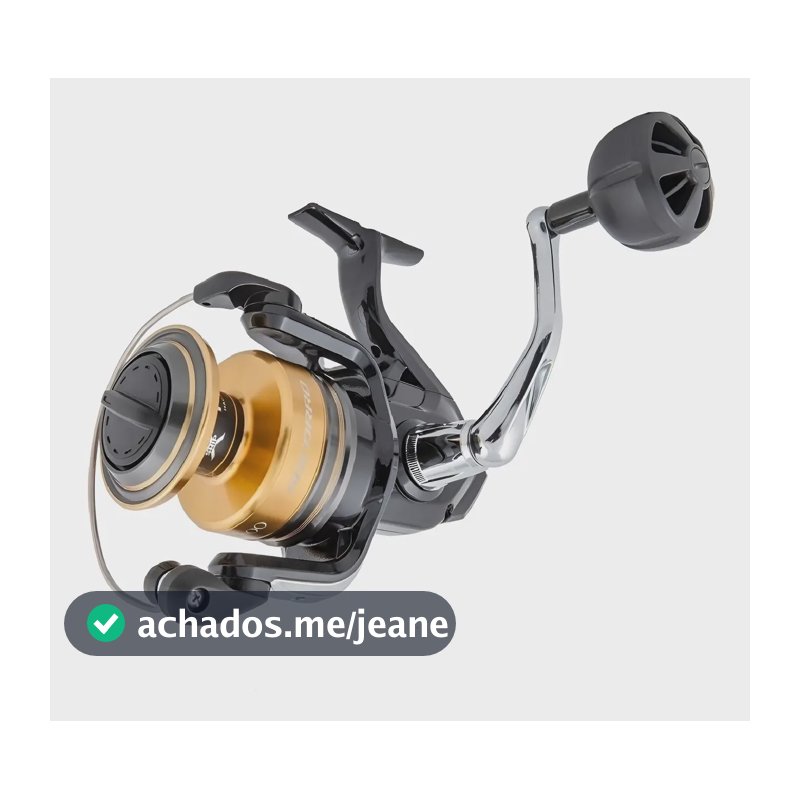 Carretel molinete Shimano Socorro SW 10000SW direito/esquerdo color preto