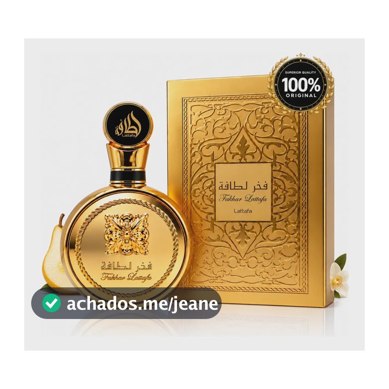 Perfume Lattafa Fakhar Gold Extrait 100ml Edp Árabe
