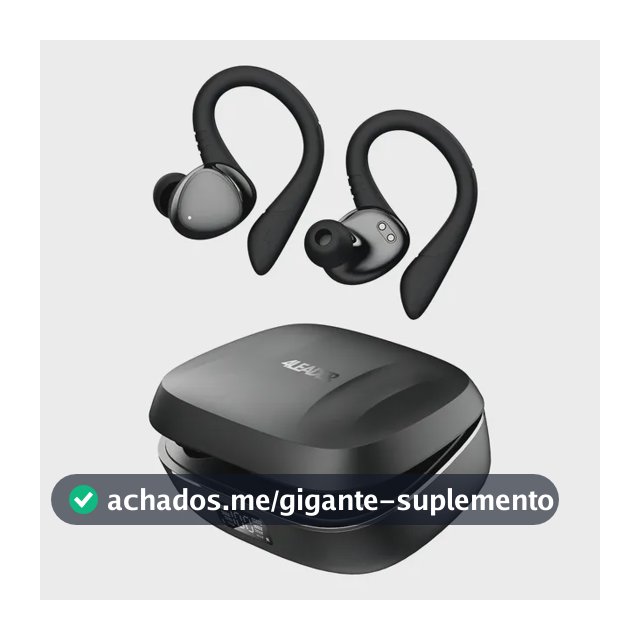Fone De Ouvido Bluetooth 5.4 Sem Fio Esportivo 4Leader Sport Tws In-ear Com Gancho Microfone Ipx5 Resistente Ao Suor Estojo Carregador Usb-c Para Corrida Academia Ciclismo Caminhada