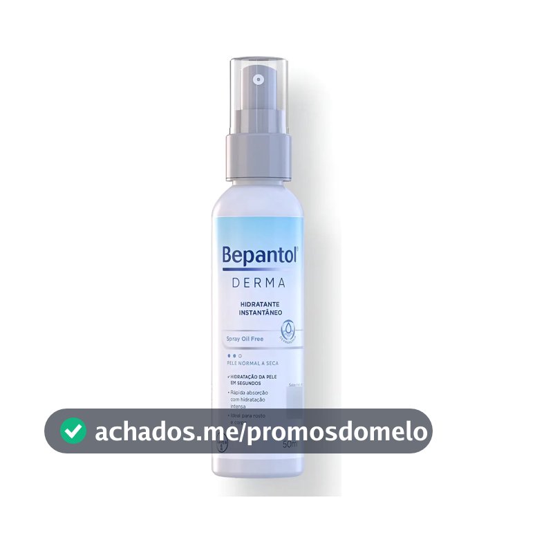 Hidratante Spray Oil Free 50ml Bepantol Derma Pró Vitamina B5 Pele Sensível