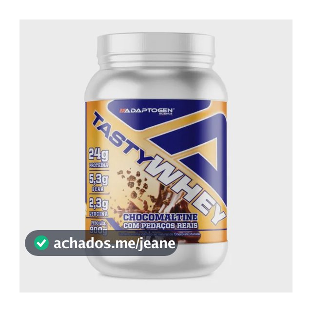 Proteina Para Ectomorfo Tasty Whey Sabor Chocomaltine 900g Sabor Choco Maltine