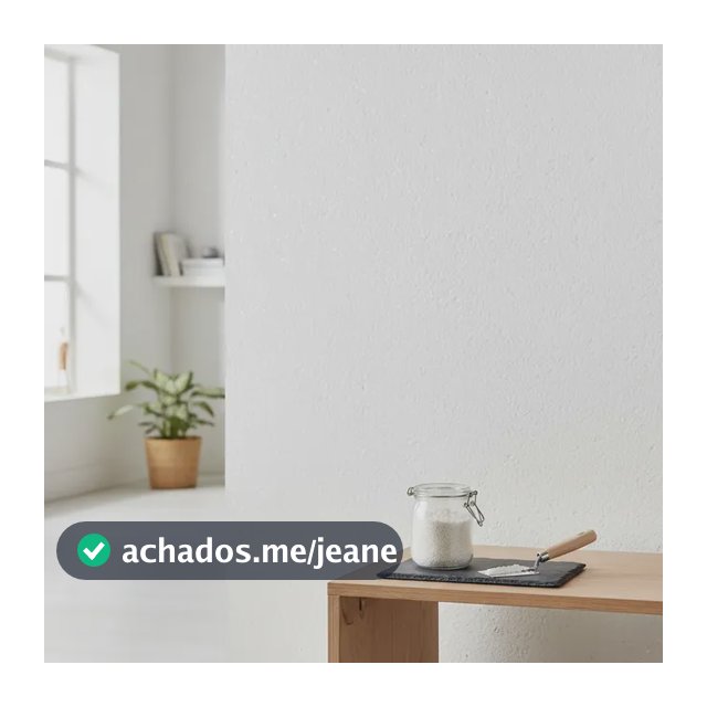 Kit De Papel De Parede Líquido 5m² - Branco Branco