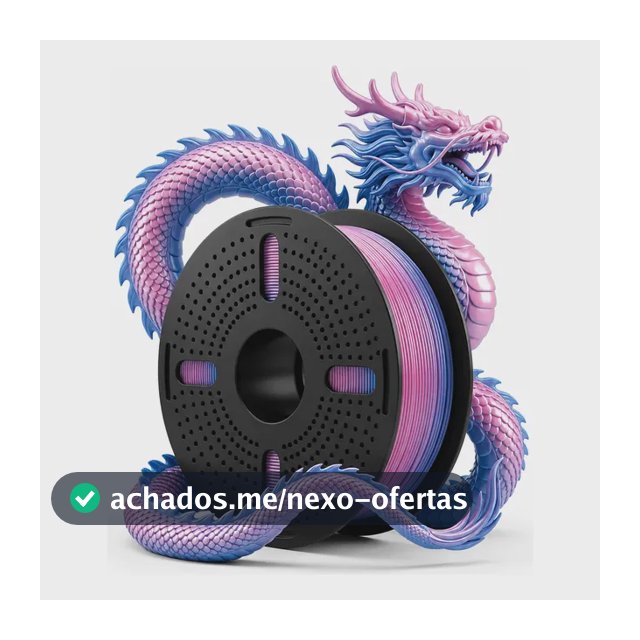 Filamento Impressora 3d Pla Silk Duo Color 1.75 Print Pulse Azul Rosa