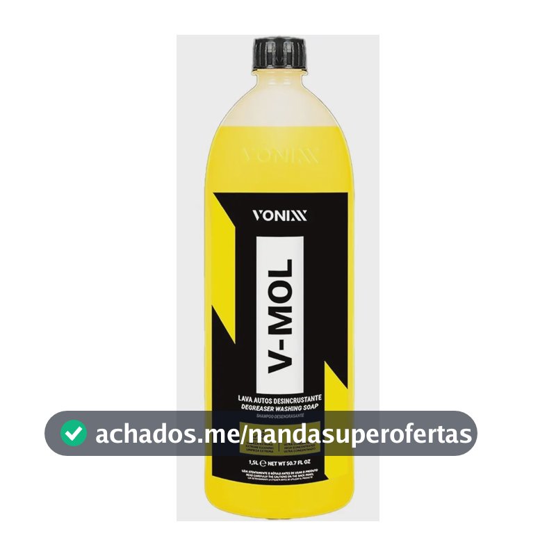 Shampoo Automotivo Limpeza Pesada Barro V-mol Vonixx 1,5l