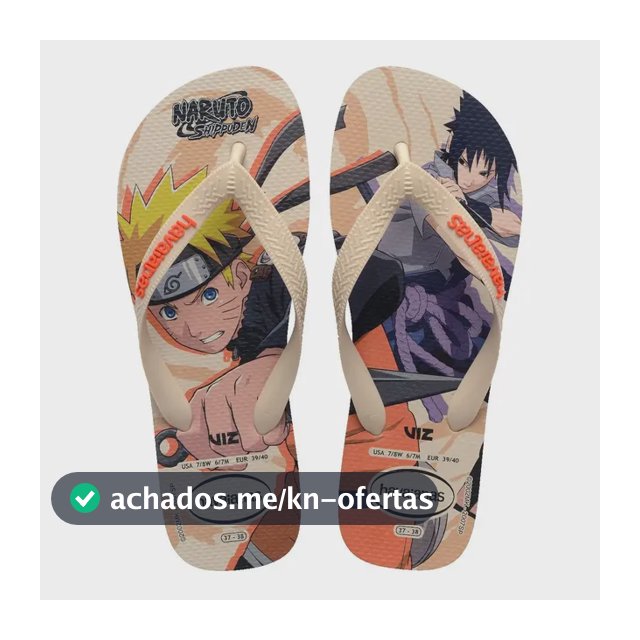 Chinelo Havaianas Naruto Shippuden Original Top Akatsuki