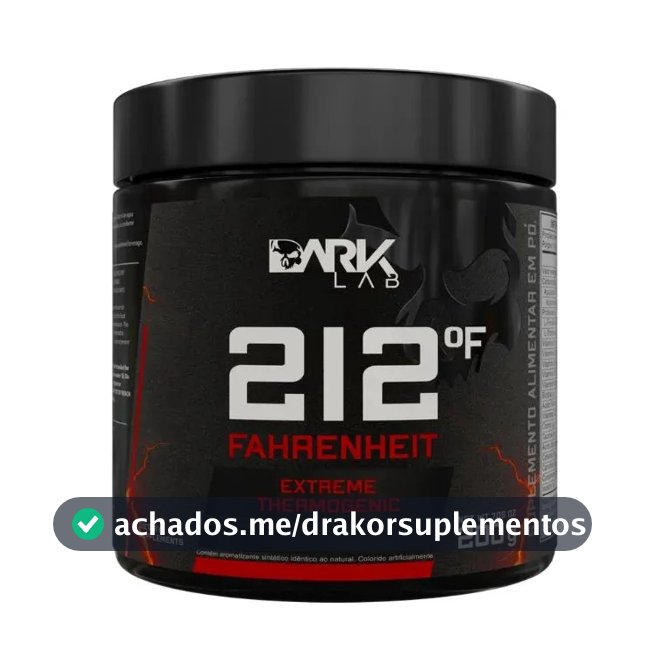Termogênico 212 Fahrenheit Frutas Vermelhas 200g Dark Lab