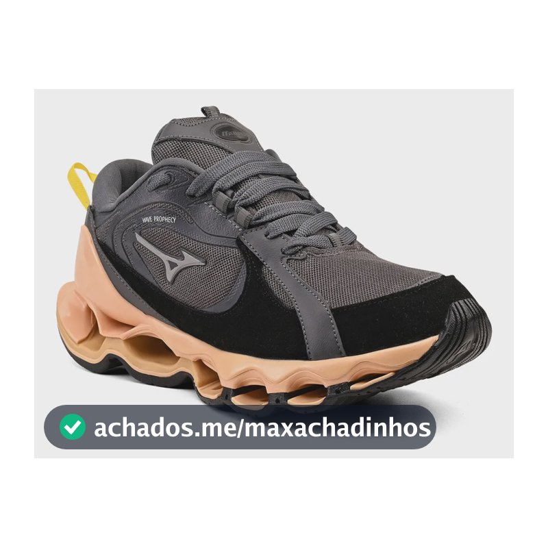 Tênis Masculino Mizuno Beta 2 Original Treino Caminhada Full Grafite 42 Br