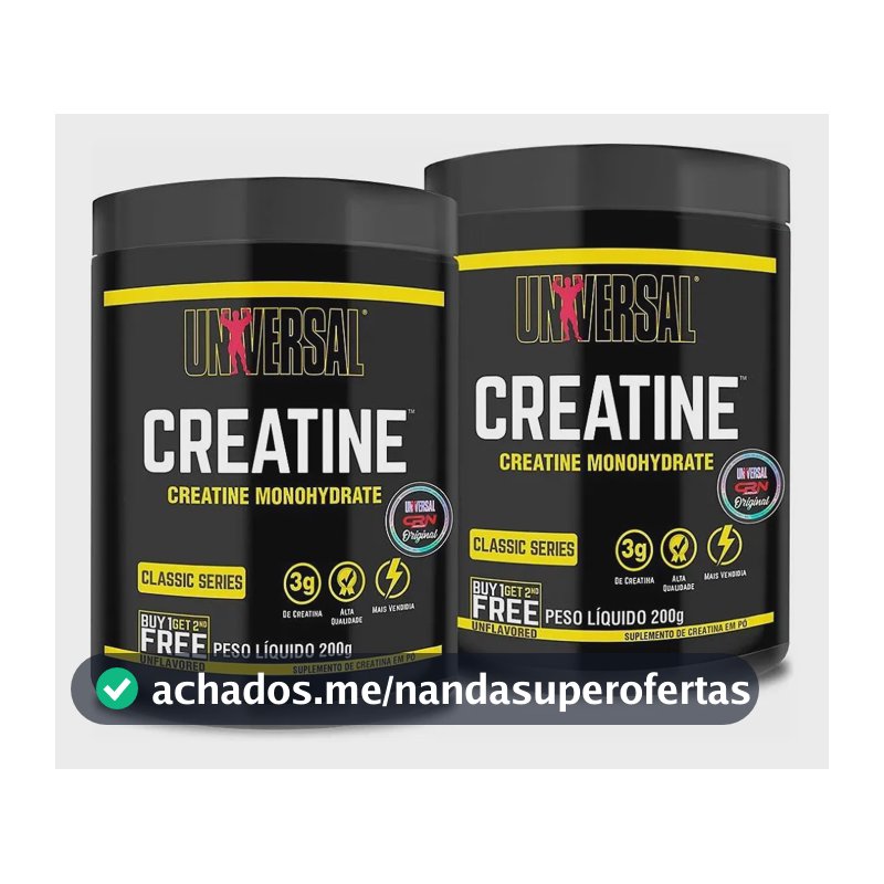 Suplemento Em Pó Universal Combo Creatina 400g (200g+200g) Universal Nutrition