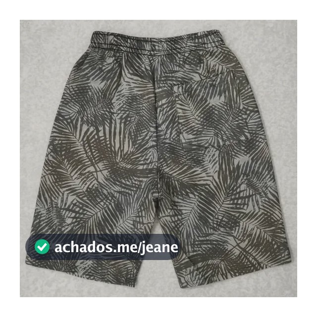 Bermuda Infantil Masculina Sarja Estampada