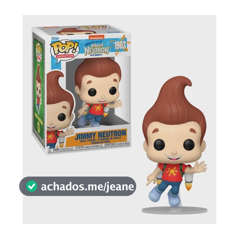 Boneco Funko Pop! Jimmy Neutron - Jimmy
