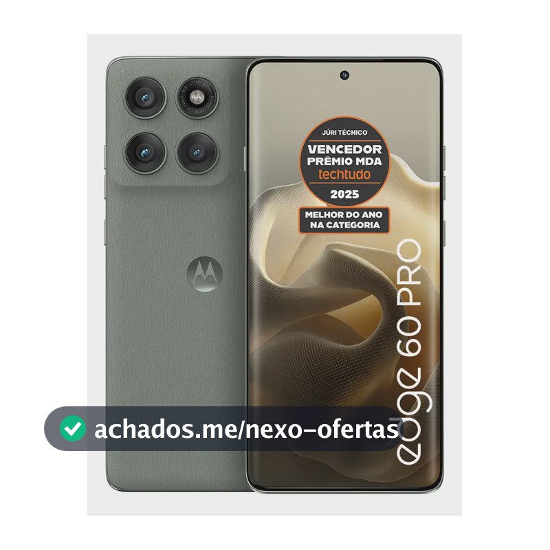 Smartphone Motorola Edge 60 Pro 5g - 512gb 12gb Ram+12gb Ram Boost, Tela Quad-curve Moto Ai 50mp Sony Camera Ultrarresistencia Militar Ip68 + Ip69 - Cinza