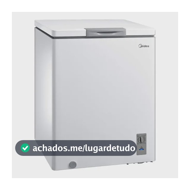 Freezer Horizontal 142l Inverter Bivolt Branco Midea 127/220v