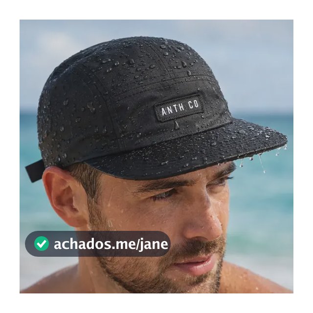 Boné Anth Co Aba Reta Water Five Panel Strapback Impermeavel