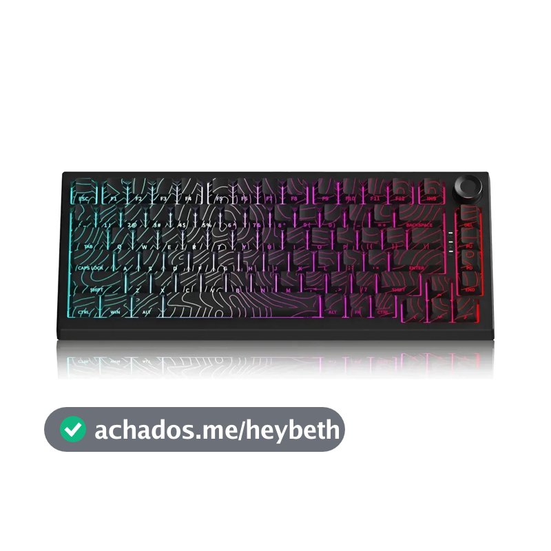 Teclado Gamer Mecânico Bluetooth 5.0/2.4ghz Switch Mx Clear Teclado Gamer Rgb Com Software Próprio Led Colorido, Customizável Jp-k138