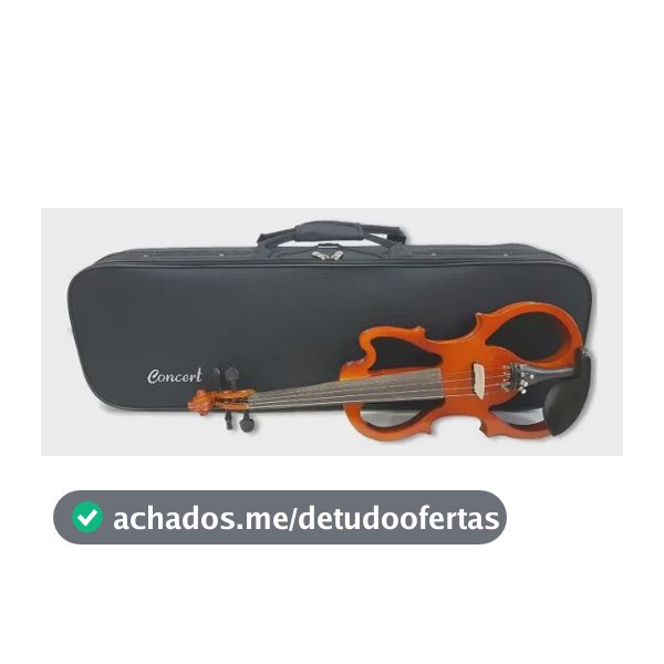 Violino Elétrico Concert Cve44n C/estojo + Arco & Breu Marrom