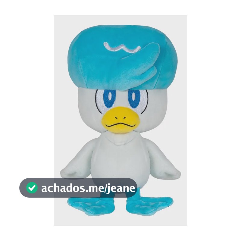 Pelúcia Quaxly De 20cm - Pokémon