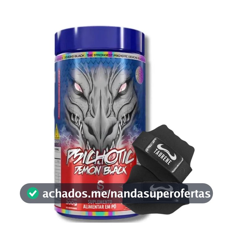 Pre Treino Cafeína Demon Fruit Punch 300g Sem Sabor Demons Lab