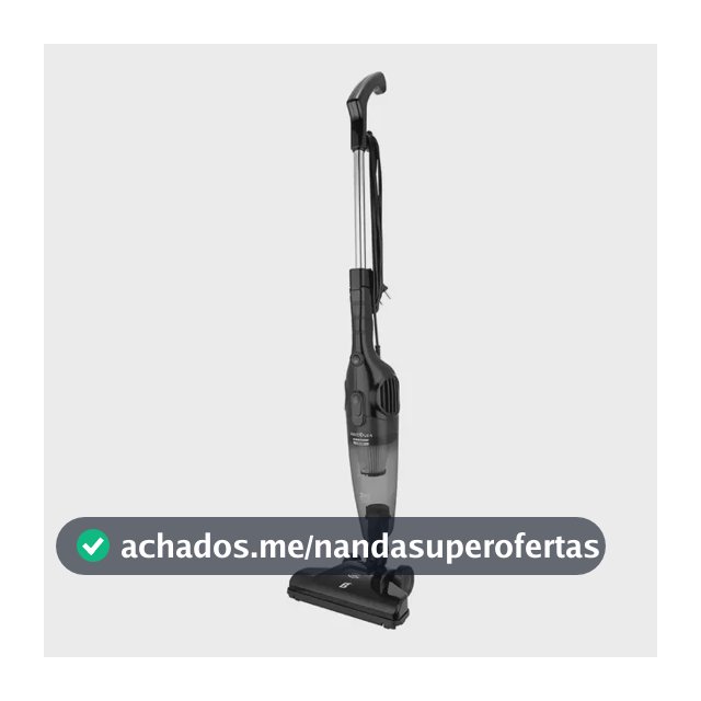 Britânia BAS1295P Aspirador de Pó 2 em 1 1250W Preto – Potência e praticidade para sua casa