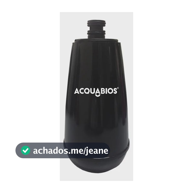 Refil Para Torneira Com Filtro Colors Acquabios E05 Preto