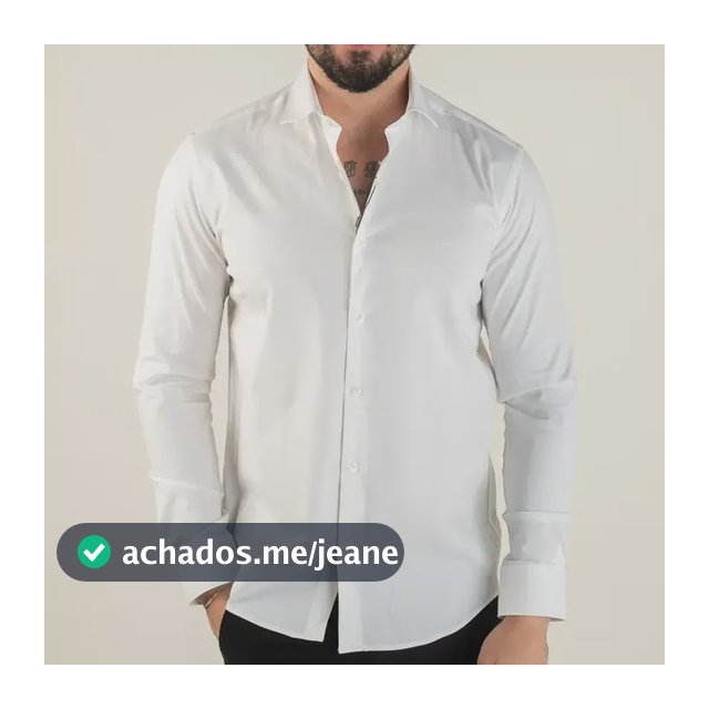 Camisa Masculina Aramis Icon Custom Slim Fit Branca