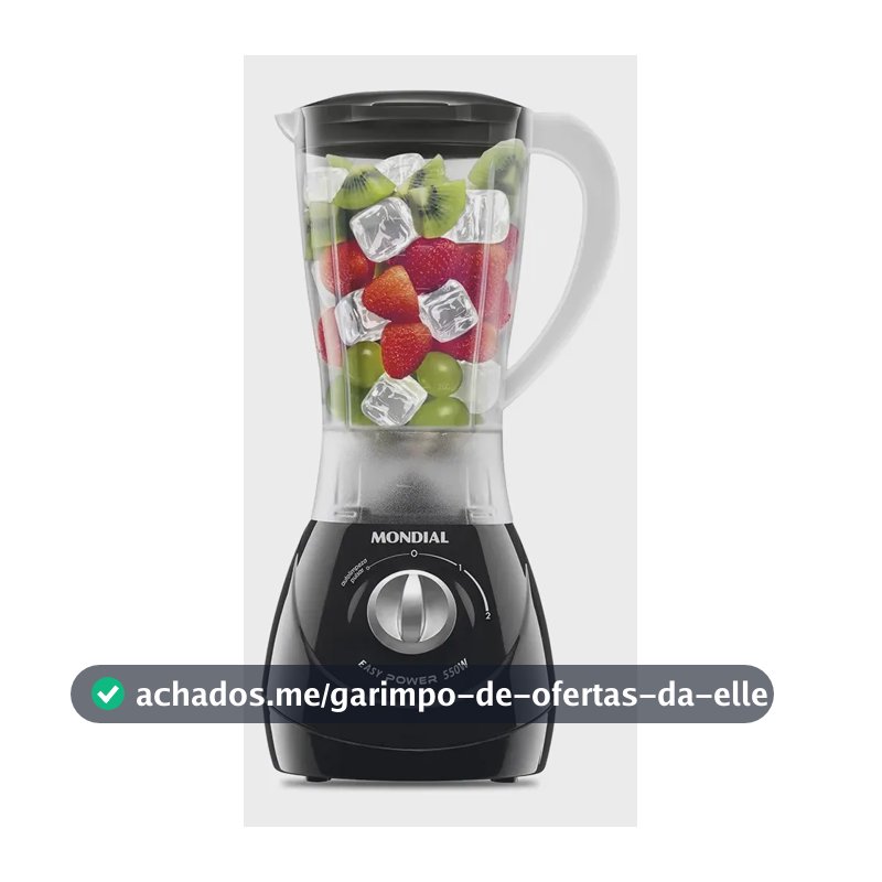 Liquidificador Easy Power Mondial 550W L-550-B