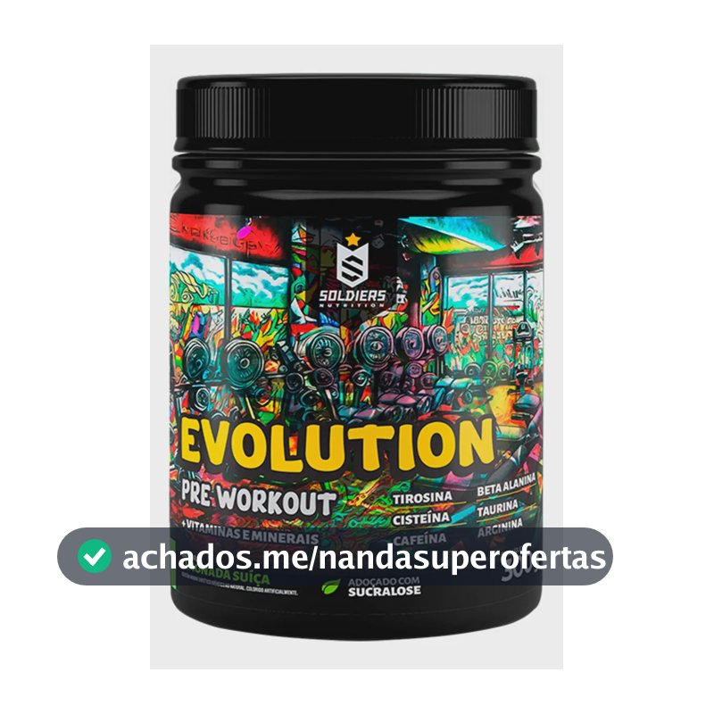 Suplemento Soldiers Nutrition Evolution en pó sabor limonada suíça x 300g