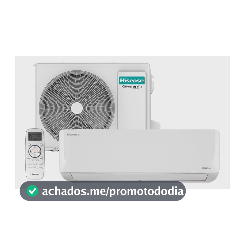 Ar Condicionado Split Hi Wall Inverter Hisense Wi-fi 12000 B Cor Branco