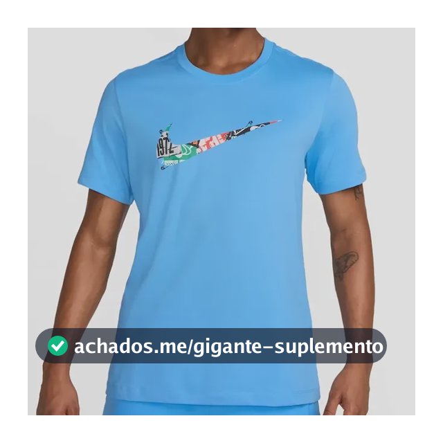 Camiseta Nike Dri-fit Run Division Masculina Azul-claro G