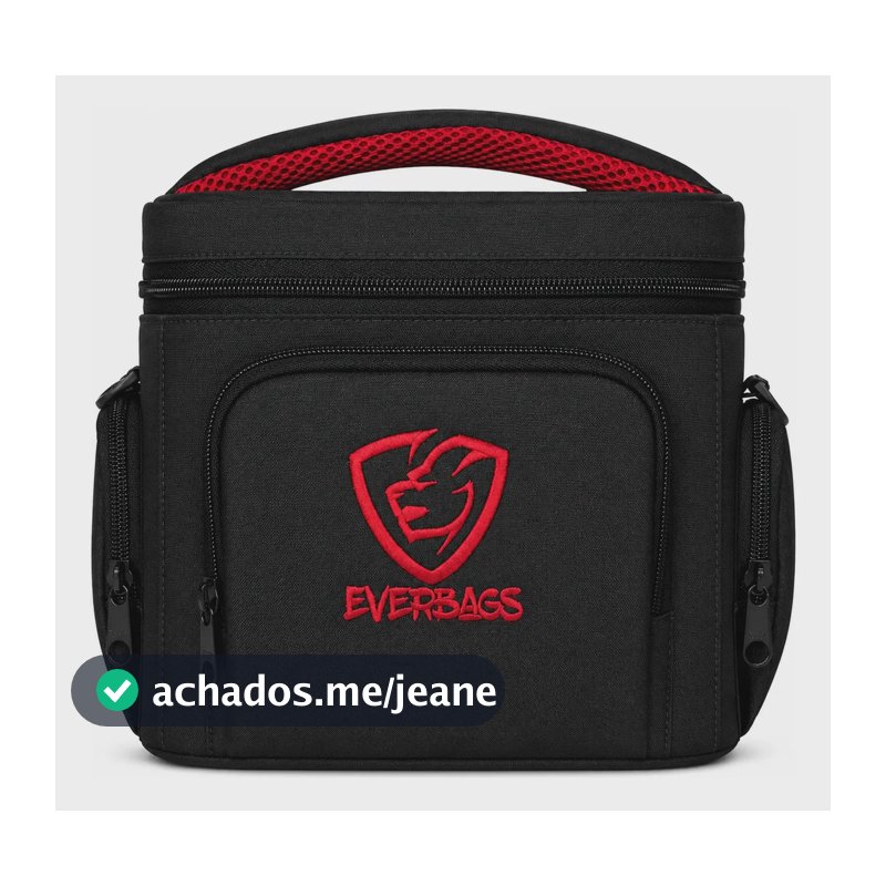 Bolsa Térmica Lancheira Master Porta Marmita Multifuncional Preto