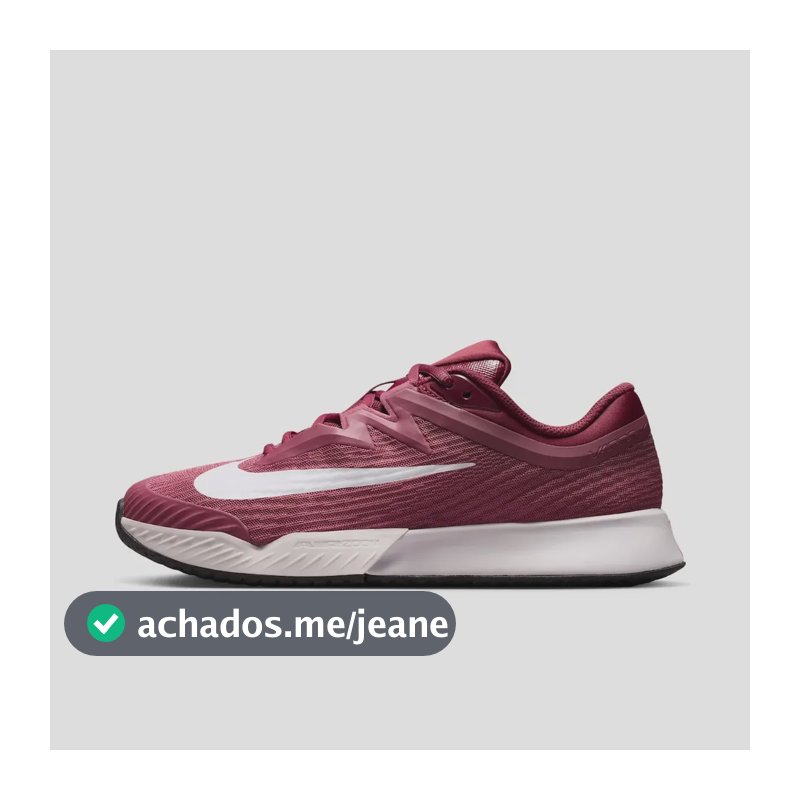 Tênis Nike Zoom Vapor Pro 3 Hc Feminino Vinho/branco 36 Br