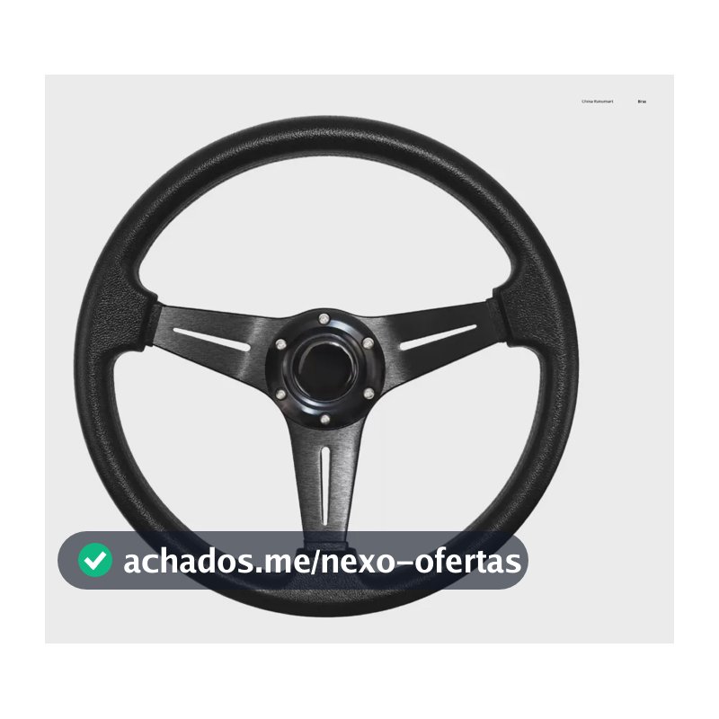 Volante Tunning Racing 350mm Esportivo Gol Chevette