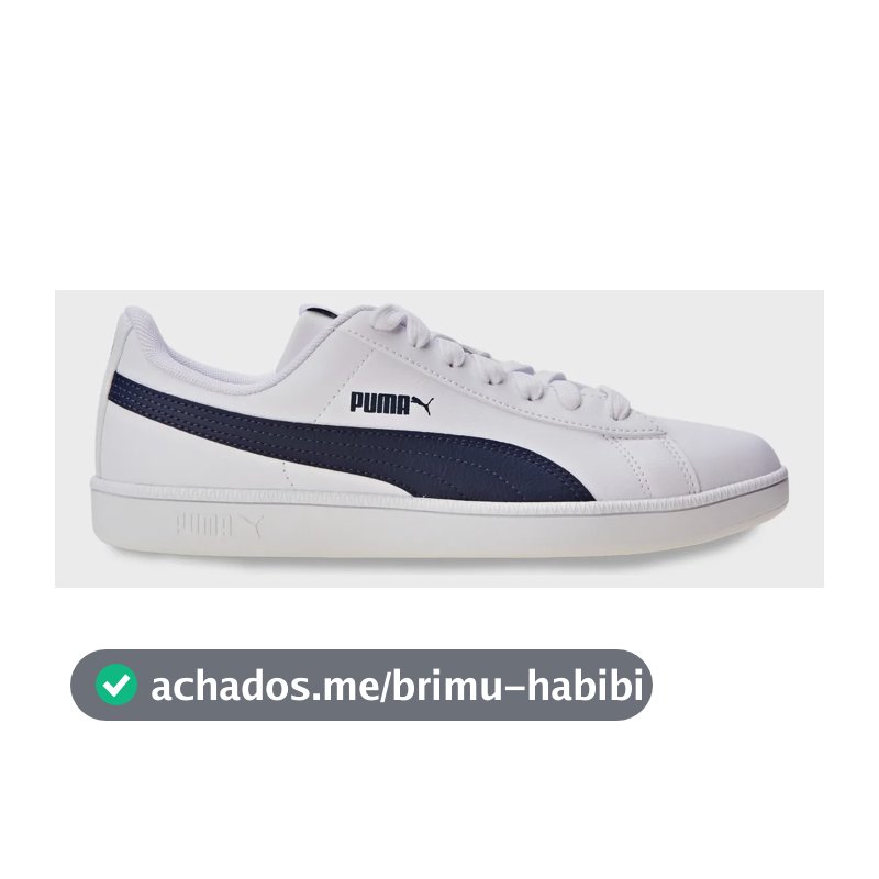 Tênis Casual Masculino E Feminino Up Puma Branco Azul-escuro Geométrico 38 Br