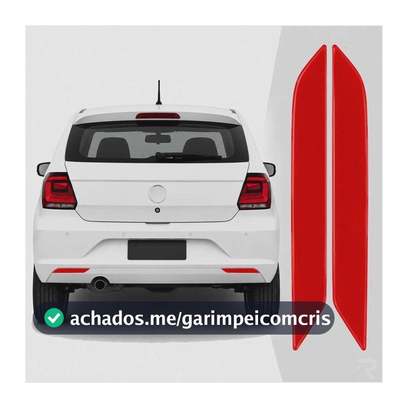 Adesivo Refletivo Resinado Olho Gato Para-choque Gol G7 E G8