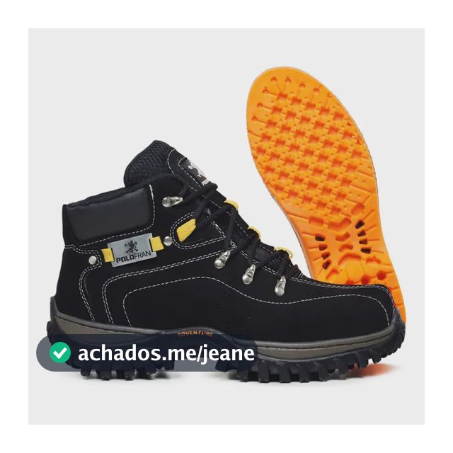Bota Masculina Adventure Com Palmilha Em Gel Coturno Botina