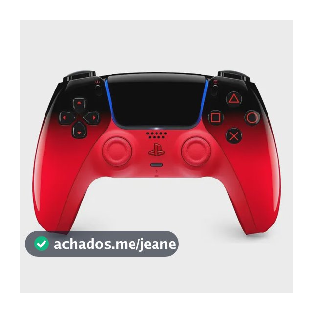 Controle Sem Fio Sony Dualsense Hyperpop Para Ps5, Vermelho Techno Red